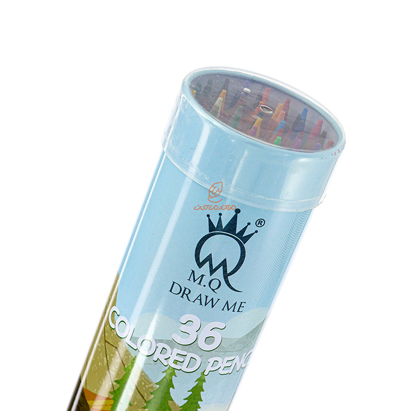 مداد رنگی 36 رنگ لوله ای طرح حیوانات جنگل ام کیو MQ (7)