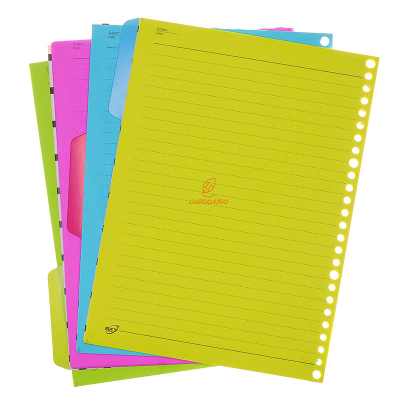 یدک دفتر کلاسوری 26 سوراخ رنگی اسکای SKY (5)