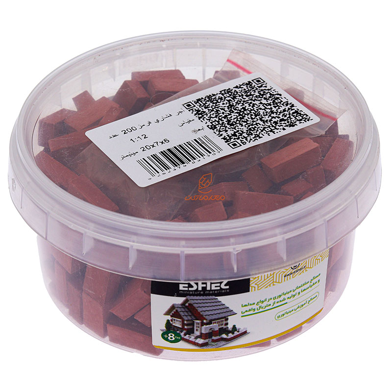 ماکت آجر فشاری قرمز مینیاتوری اشل