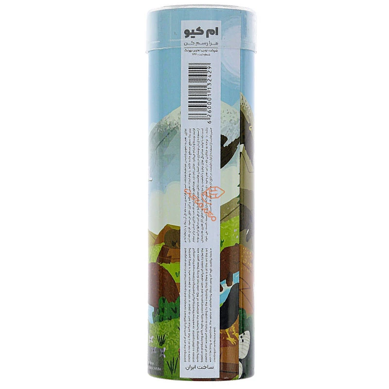 مداد رنگی 36 رنگ لوله ای طرح حیوانات جنگل ام کیو MQ2 (5)