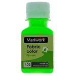 رنگ پارچه سبز فلورسنت (FLUORESCENT GREEN) کد 102 ماری ورک MARIWORK (2)