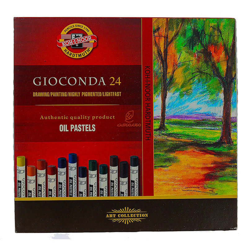 پاستل روغنی 24 رنگ کوه نور 8354
