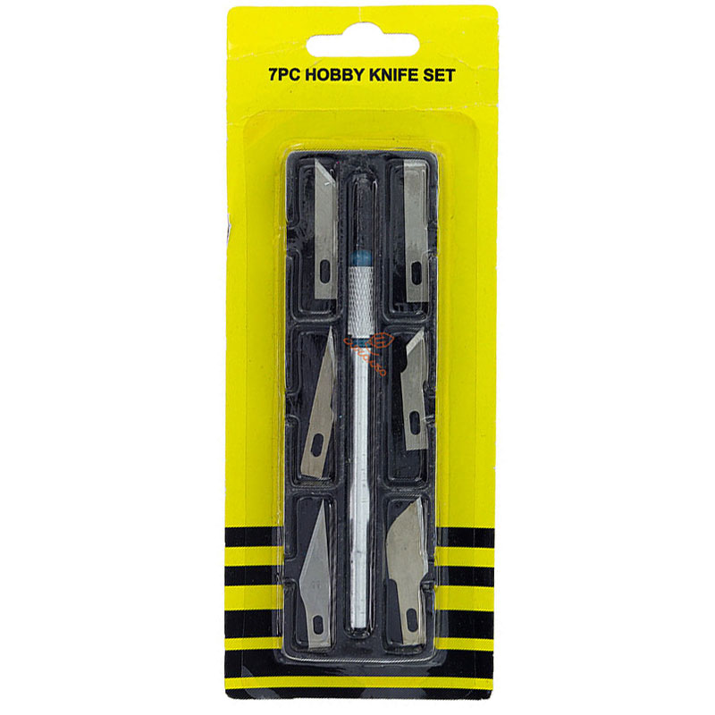 کاتر قلمی فلزی شش تیغ