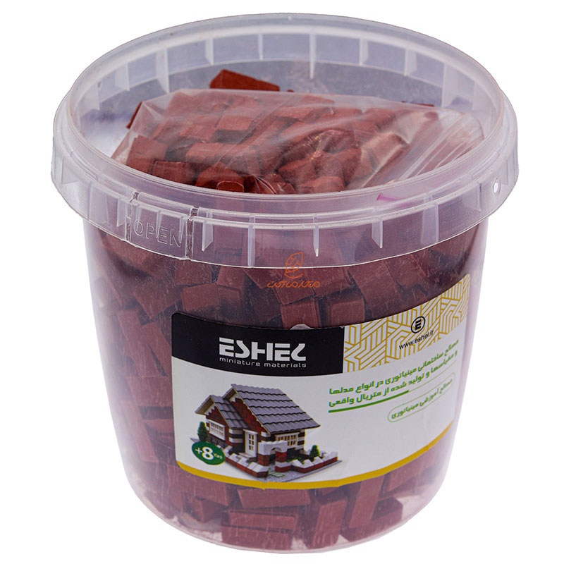 ماکت آجر نما قرمز 400 عددی مینیاتوری اشل (4)