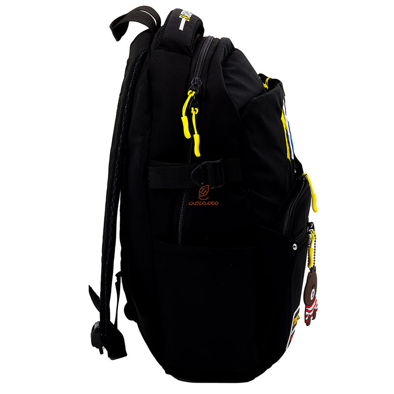 کوله پشتی مشکی طرح استیکر خرس FASHION (5)