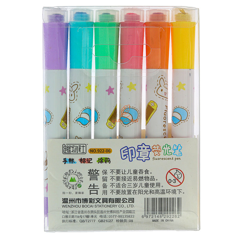 ماژیک علامت گذار استامپی 6 رنگی کد 922 (4)