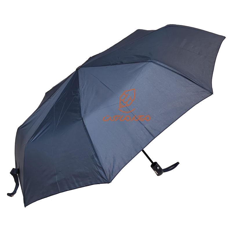 چتر تاشو کوتاه اتوماتیک سرمه ای