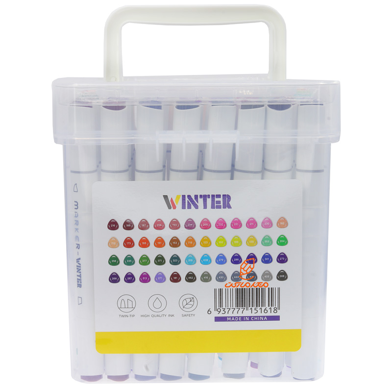 ماژیک راندو 48 رنگ دو سر وینتر VINTER (8)