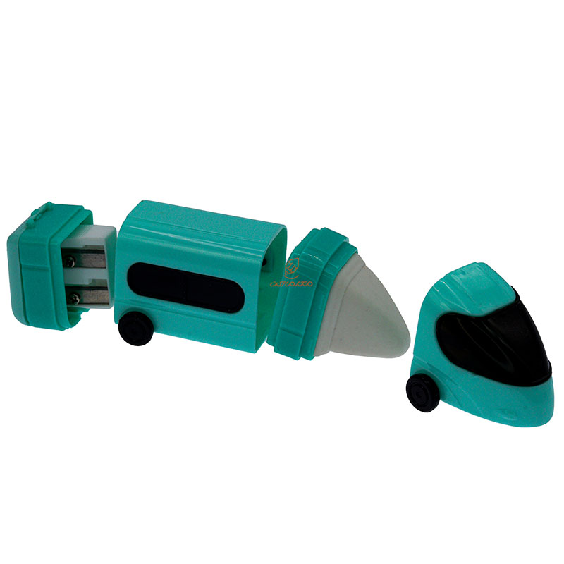 تراش پاک کن فانتزی سبز 084 TRAIN (1)