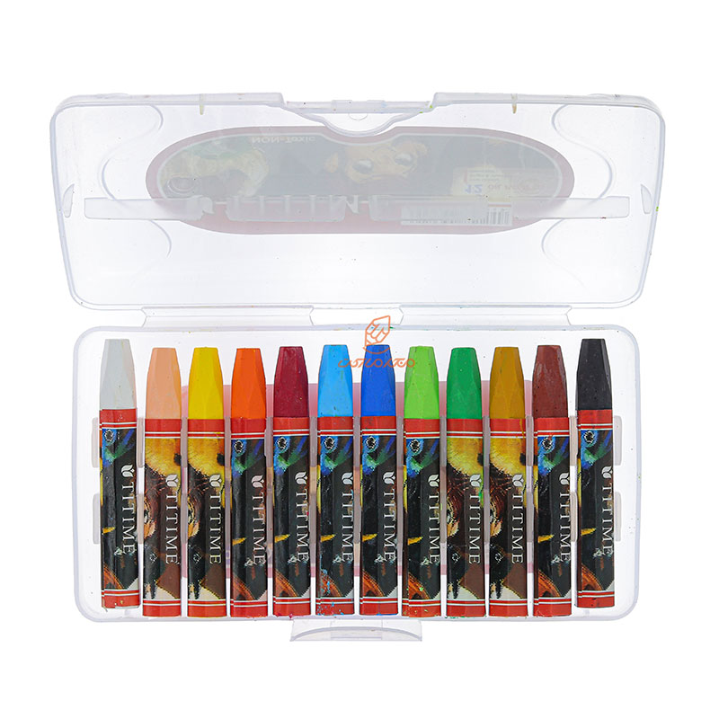 پاستل روغنی 12 رنگ مدل TITIME مپد MAPED (4)