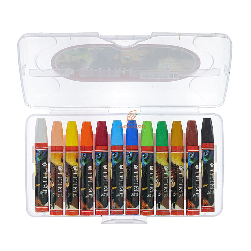 پاستل روغنی 12 رنگ مدل TITIME مپد MAPED (4)