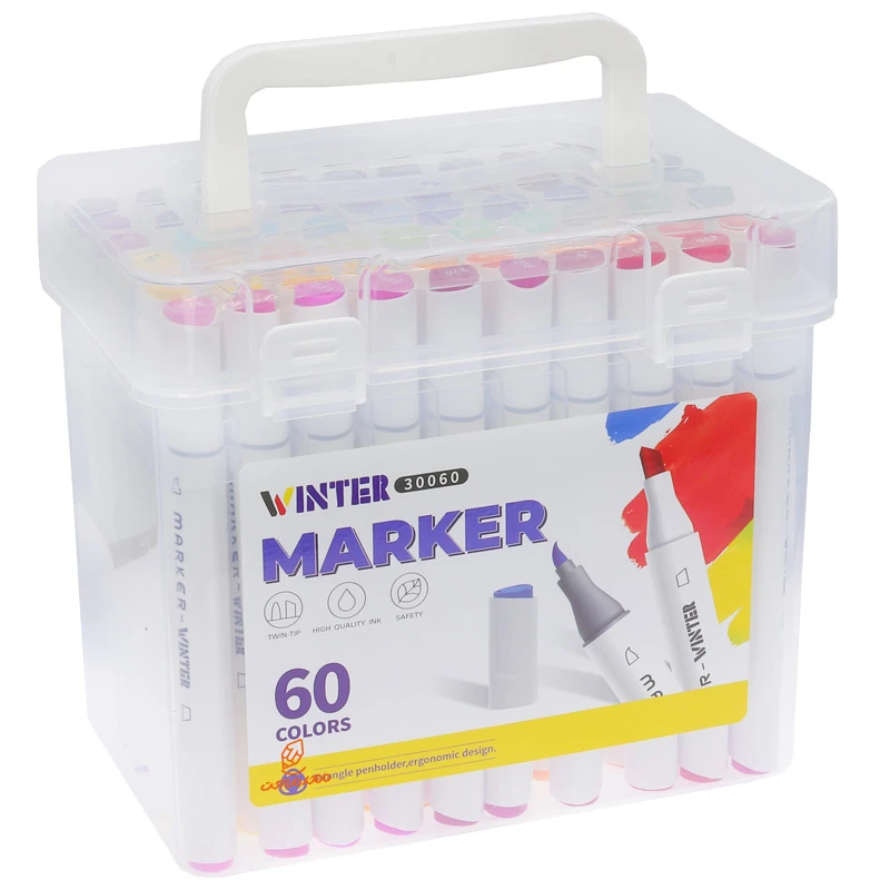 ماژیک راندو 60 رنگ دو سر وینتر VINTER (3)