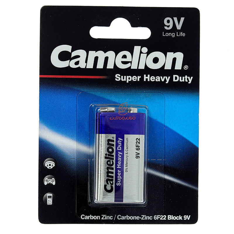 باتری کتابی 9 ولت مدل لانگ لایف کملیون CAMELION