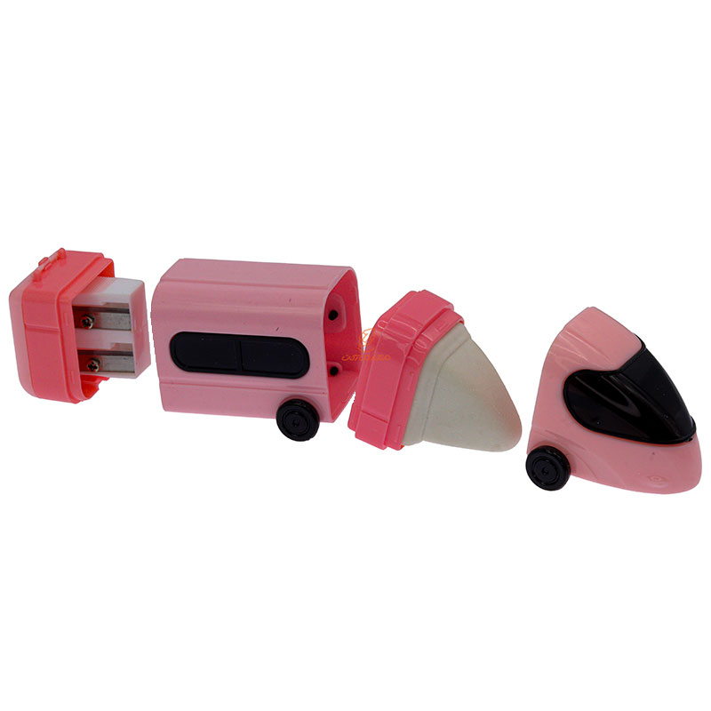 تراش پاک کن فانتزی صورتی 084 TRAIN (1)