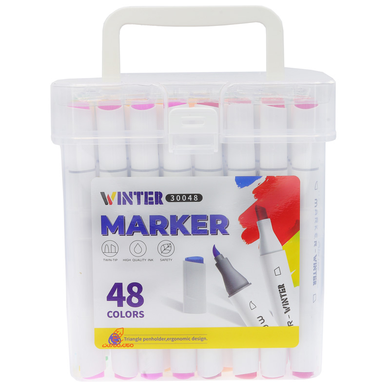 ماژیک راندو 48 رنگ دو سر وینتر VINTER