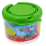 خمیر بازی 5 رنگ سطلی کد 1062 سبز آریا ARYA (2)