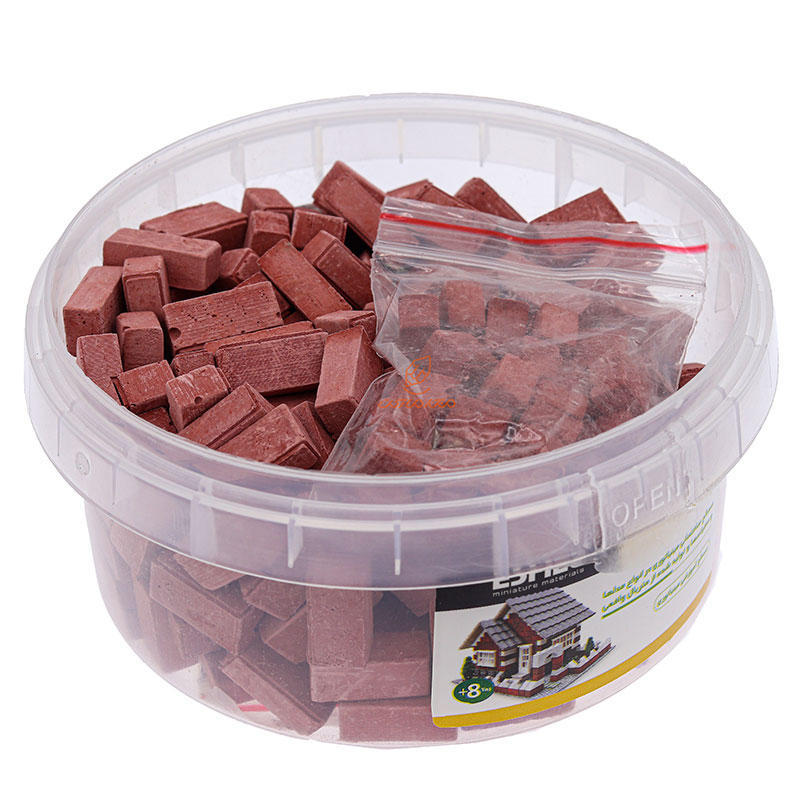 ماکت آجر نما قرمز 200 عددی مینیاتوری اشل (4)