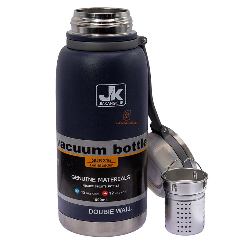 فلاسک 1000 میل مدل VACUUM طوسی 9635 ژیاکانگ JIAKANGCUP (1)