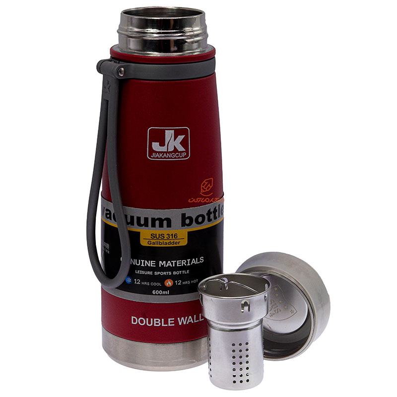 فلاسک 600 میل مدل VACUUM قرمز 6016 ژیاکانگ JIAKANGCUP (1)