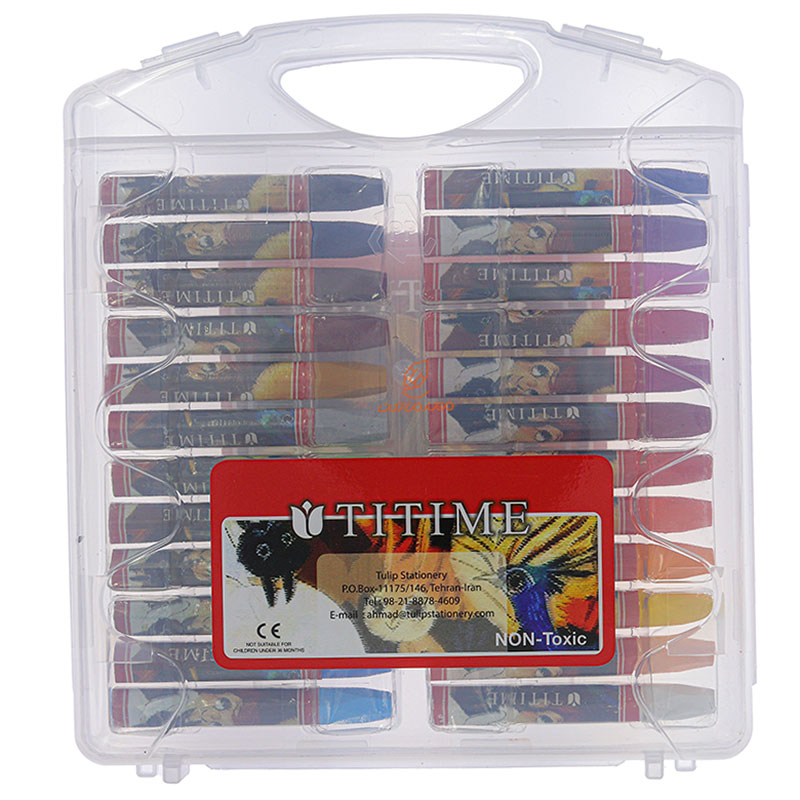 پاستل روغنی 24 رنگ مدل TITIME مپد MAPED