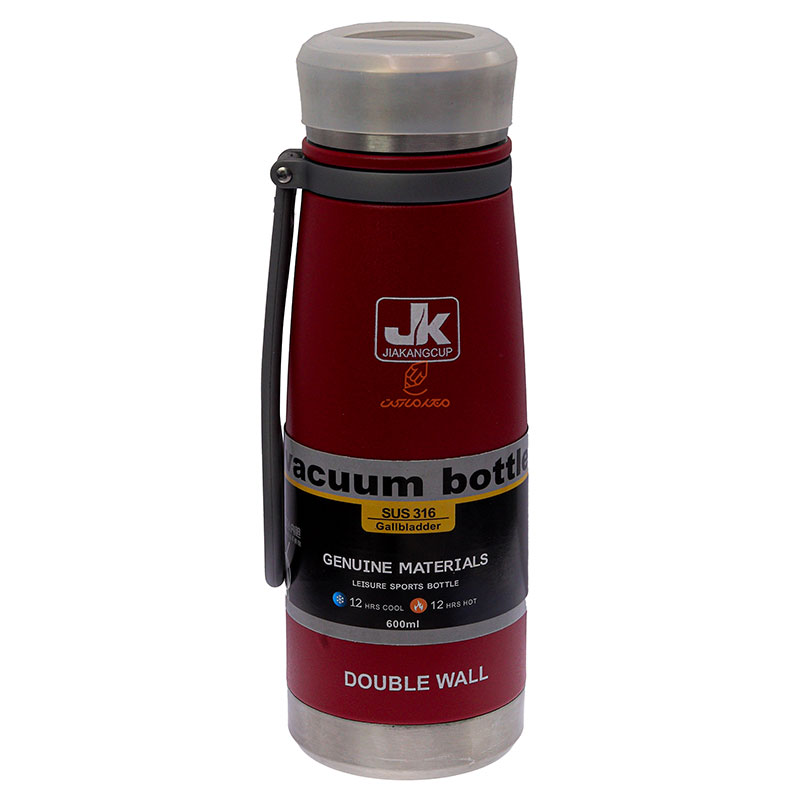فلاسک 600 میل مدل VACUUM قرمز 6016 ژیاکانگ JIAKANGCUP (2)