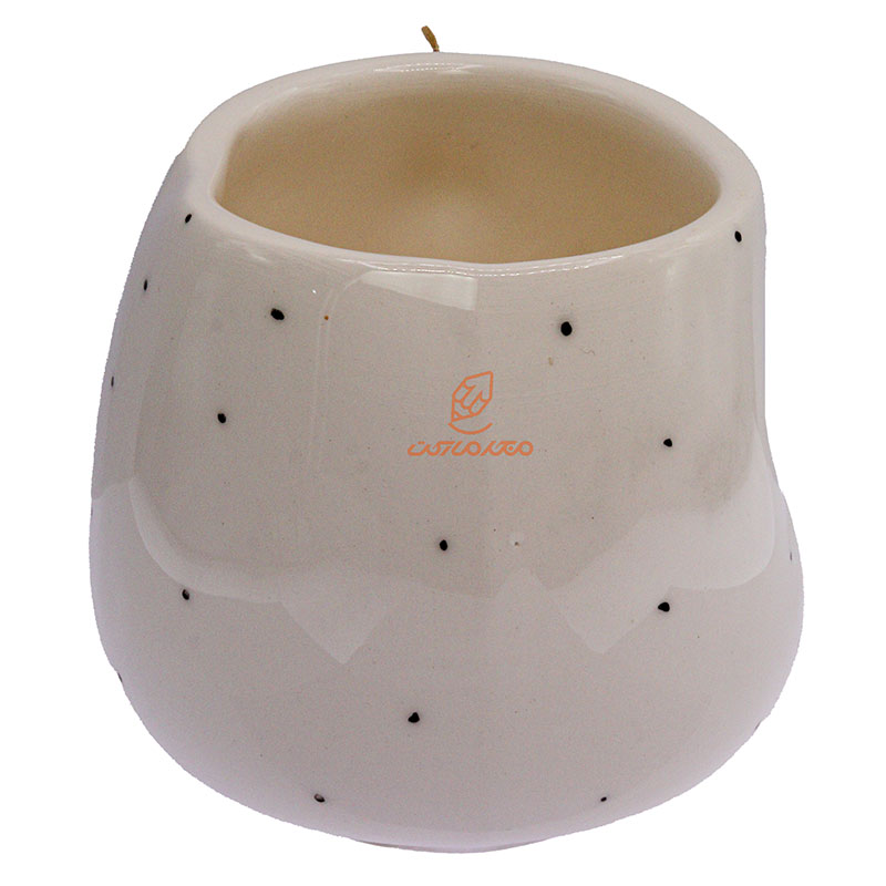 ماگ مشکی سفید دفرمه قلب مشکی (3)