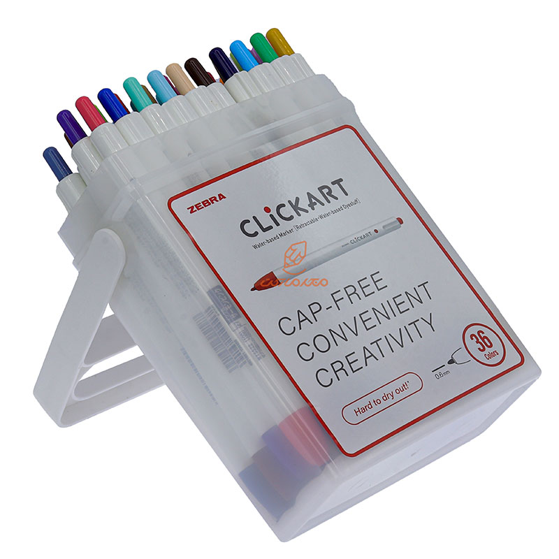 ماژیک 36 رنگ زبرا مدل CLICKART (1)