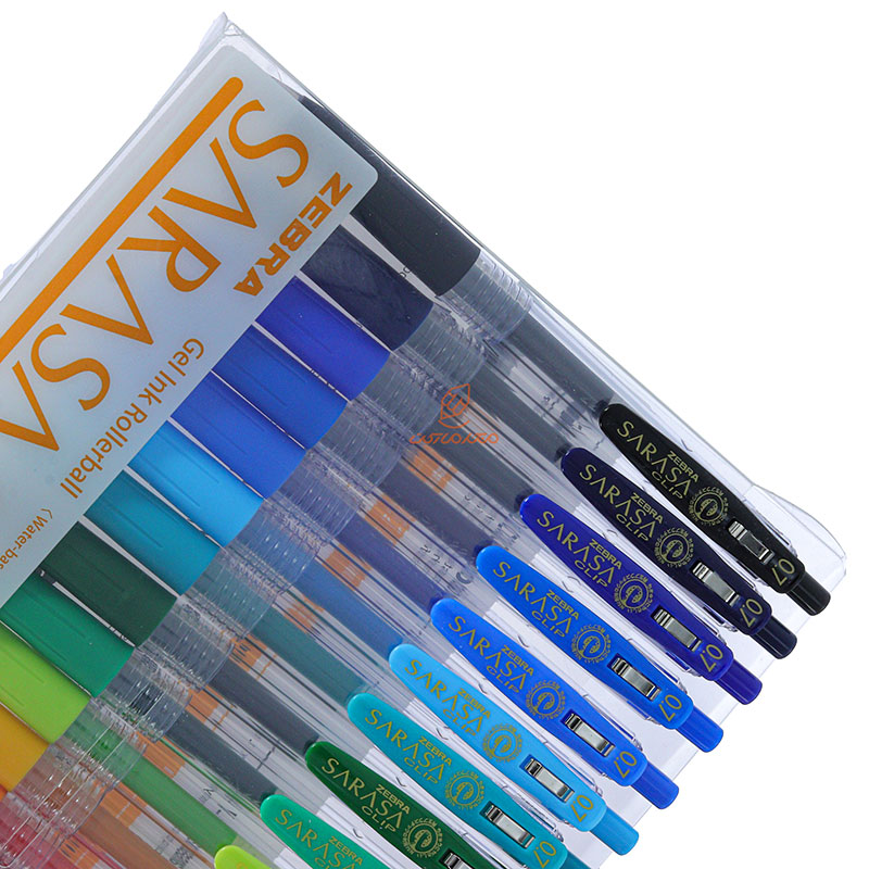 روان نویس 20 رنگ زبرا مدا ساراسا کلیپ SARASA CLIP (1)