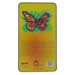مداد رنگی 12 رنگ جعبه فلزی طرح پروانه ام کیو MQ (3)
