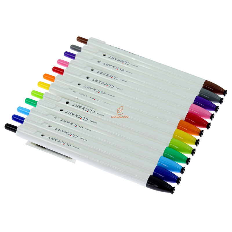 ماژیک 12 رنگ زبرا مدل (CLICKART(ST (1)