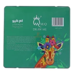 مداد رنگی 24 رنگ جعبه فلزی طرح زرافه ام کیو MQ (3)