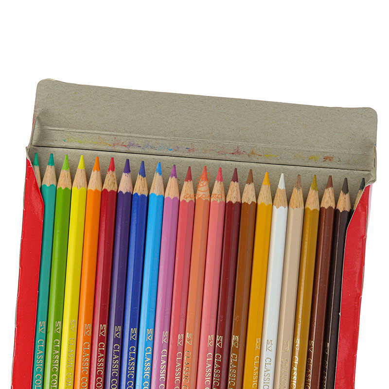 مداد رنگی 22 رنگی (رنگ پوست) جعبه مقوایی فابر کاستل FABERCASTELL (1)