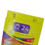 مداد رنگی 24 رنگ جعبه مقوایی زرد ام کیو MQ (4)