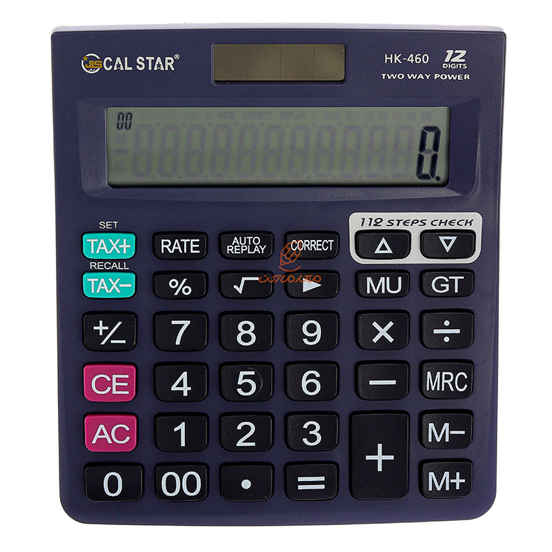 ماشین حساب رومیزی 12 رقم مدل HK460 کال استار CAL STAR