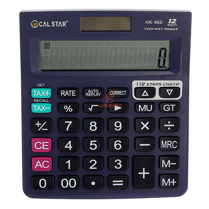 ماشین حساب رومیزی 12 رقم مدل HK460 کال استار CAL STAR (4)