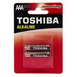 باتری نیم قلمی مدل LR03 بسته 2 عددی توشیبا TOSHIBA (2)