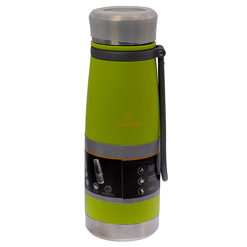 فلاسک 600 میل مدل VACUUM سبز فسفری 6016 ژیاکانگ JIAKANGCUP