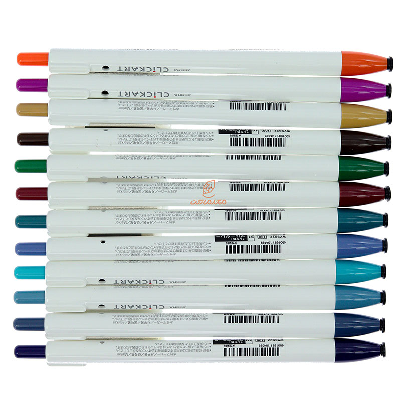 ماژیک 12 رنگ زبرا مدل (CLICKART(DK (2)