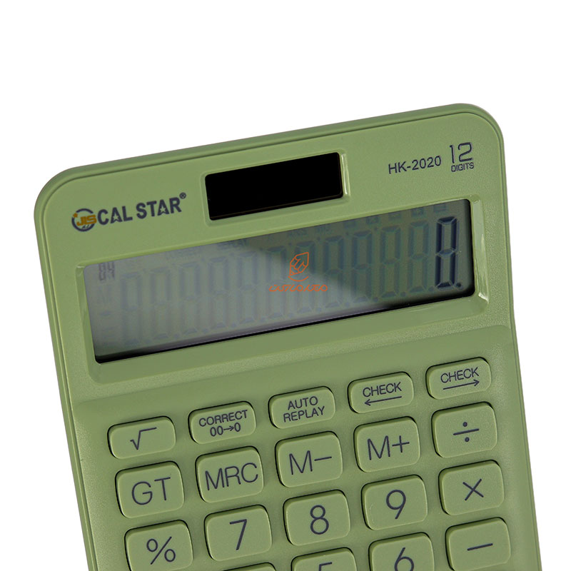ماشین حساب رومیزی 12 رقم سبز HK2020 کال استار CAL STAR (1)