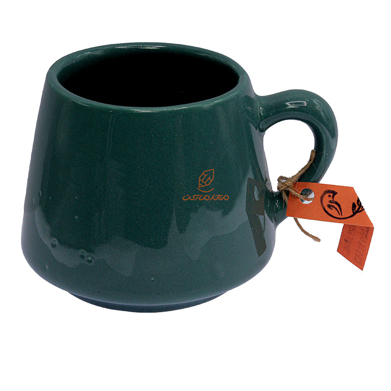 ماگ سبز طرح غاز (3)