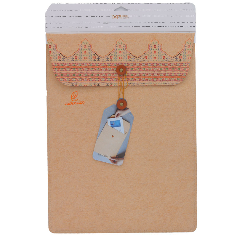 پاکت وولن سایز 4 طرح ترمه لوتوس