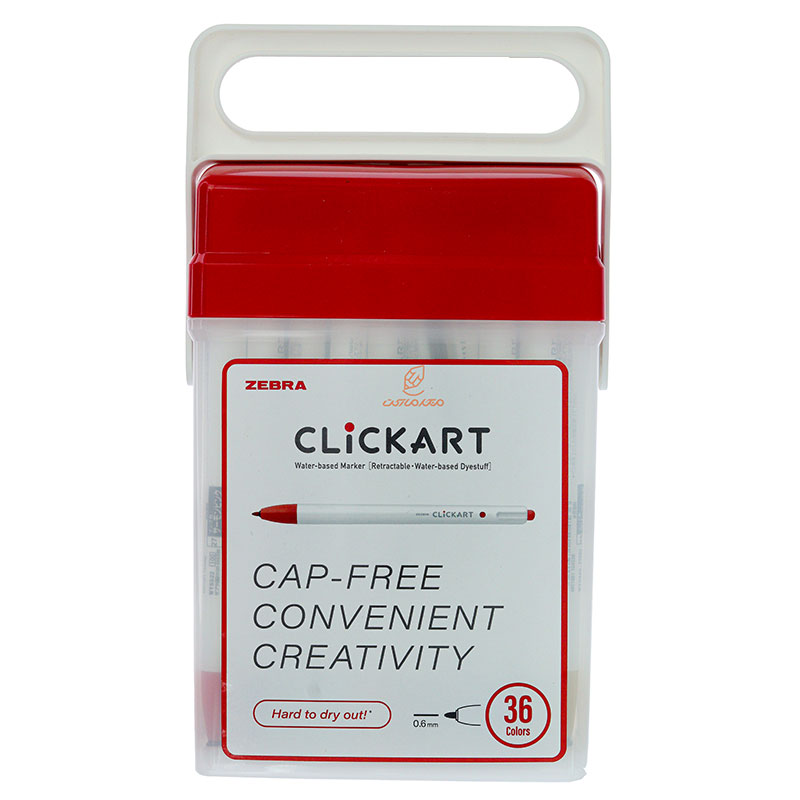 ماژیک 36 رنگ زبرا مدل CLICKART