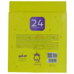 مداد رنگی 24 رنگ جعبه مقوایی زرد ام کیو MQ (3)