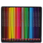مداد رنگی 24 رنگ جعبه فلزی طرح ماشین ها اسکول مکس SCHOOL MAX (4)