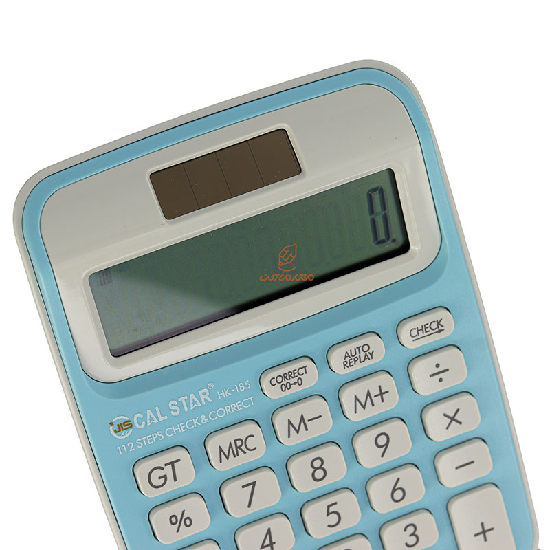 ماشین حساب رومیزی 12 رقم آبی HK185 کال استار CAL STAR (1)