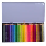 مداد رنگی 48 رنگ جعبه فلزی طرح پیاده روی اسکول مکس SCHOOL MAX (1)