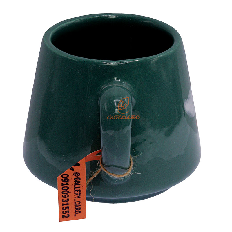 ماگ سبز طرح غاز (2)