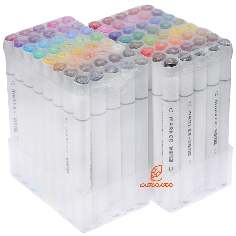 ماژیک راندو 80 رنگ دو سر کیفی وینتر VINTER (5)