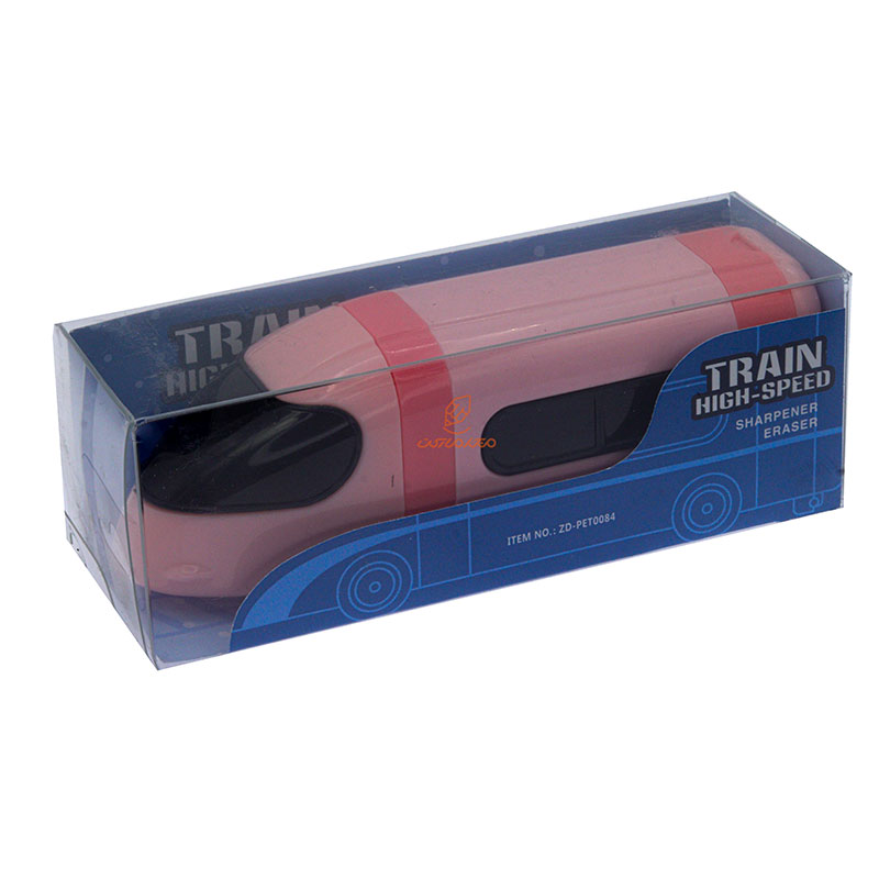 تراش پاک کن فانتزی صورتی 084 TRAIN (2)