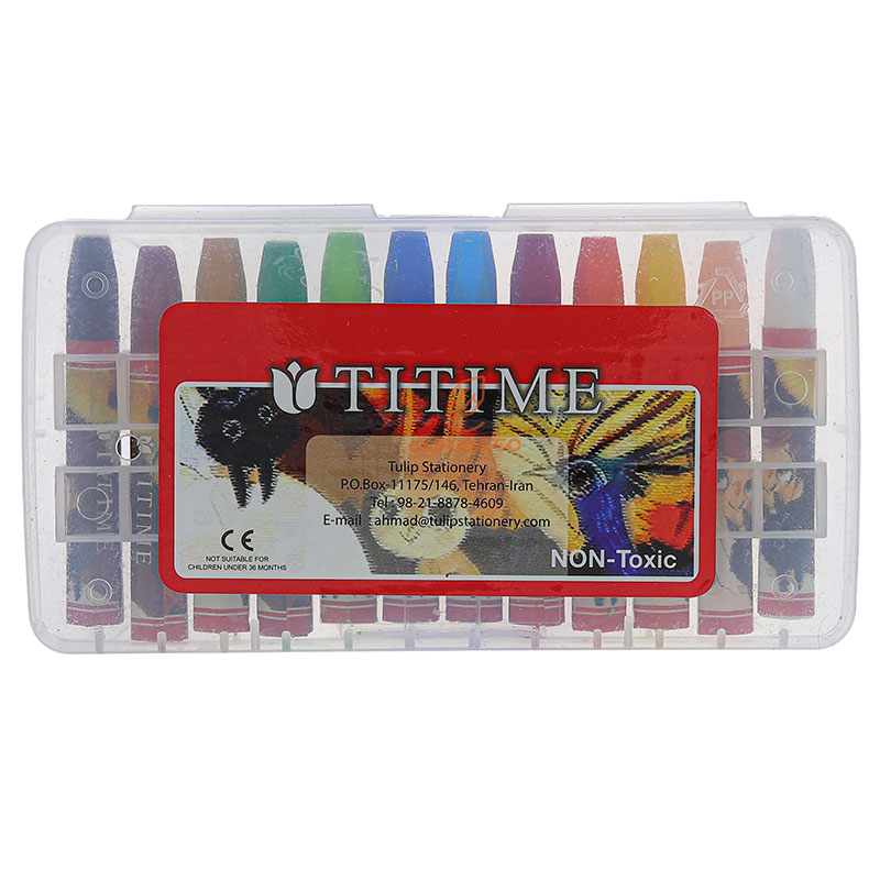 پاستل روغنی 12 رنگ مدل TITIME مپد MAPED